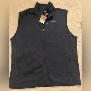 NWT Patagonia Better Sweater Vest - EMBROIDERED-Navy